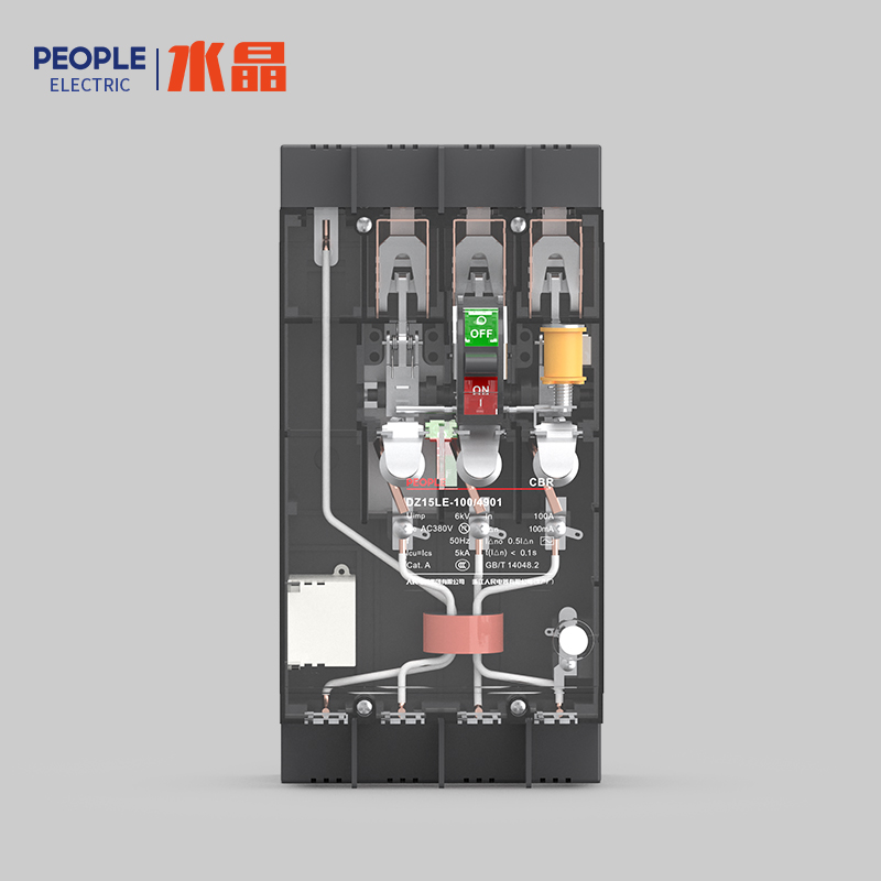 人民电器DZ15LE系列漏电断路器(透明壳) 
